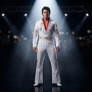 Disfraz Cosplay Elvis Presley Eagle Jumsuit