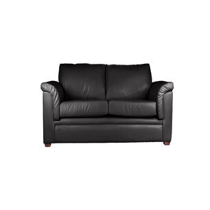 Sofa Ancona 2 Cuerpos Pu Grano Negro