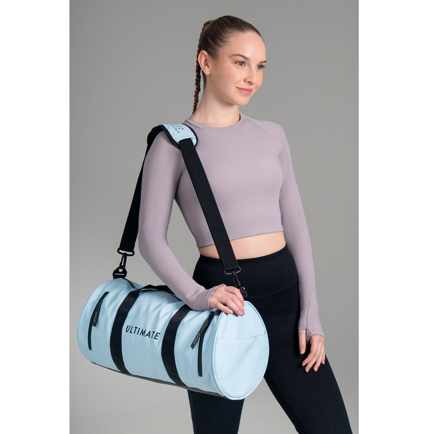 Ultimate Top Ml Sport Mujer Raglan Cool Gray - Xs image number 3.0