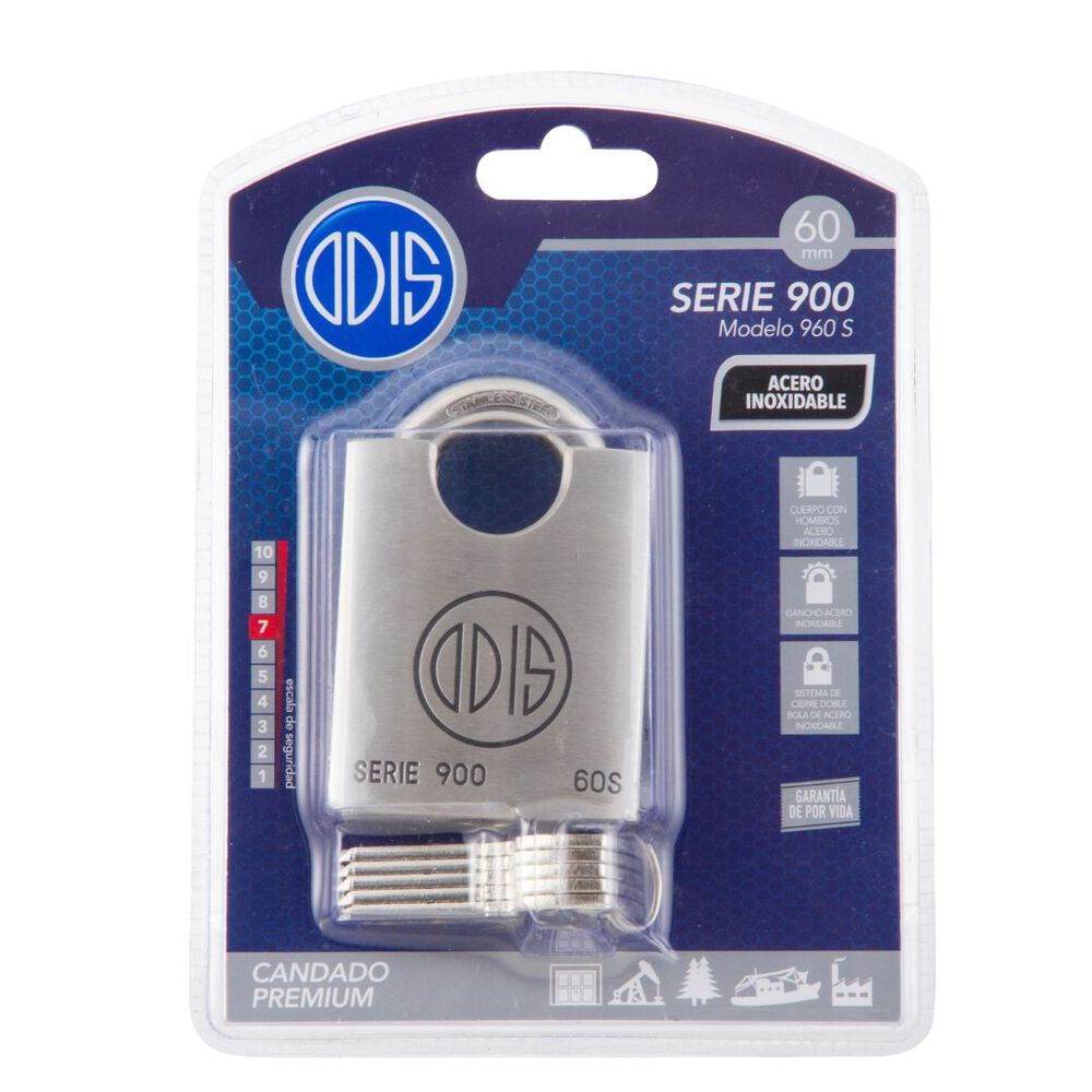 Candado Odis 960 60mm Con Hombros image number 7.0