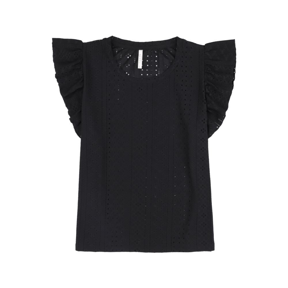 Polera Brodery Manga Corta Cuello Redondo Mujer Geeps image number 0.0