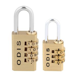 Pack Casillero: 2 Candados Combinaci&oacute;n Odis 3 Y 4 Diales