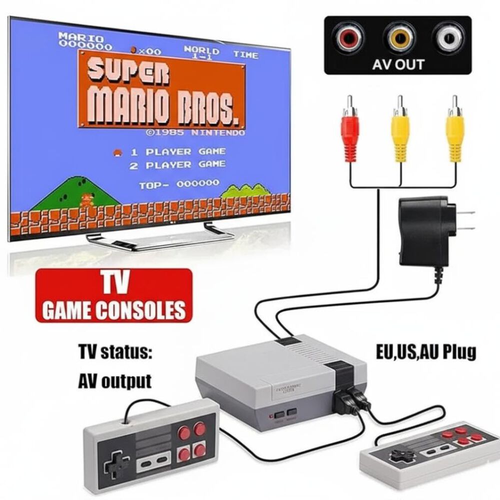 Máquina Clásica De Juegos – Estilo Nintendo, 620 Recuerdos image number 1.0