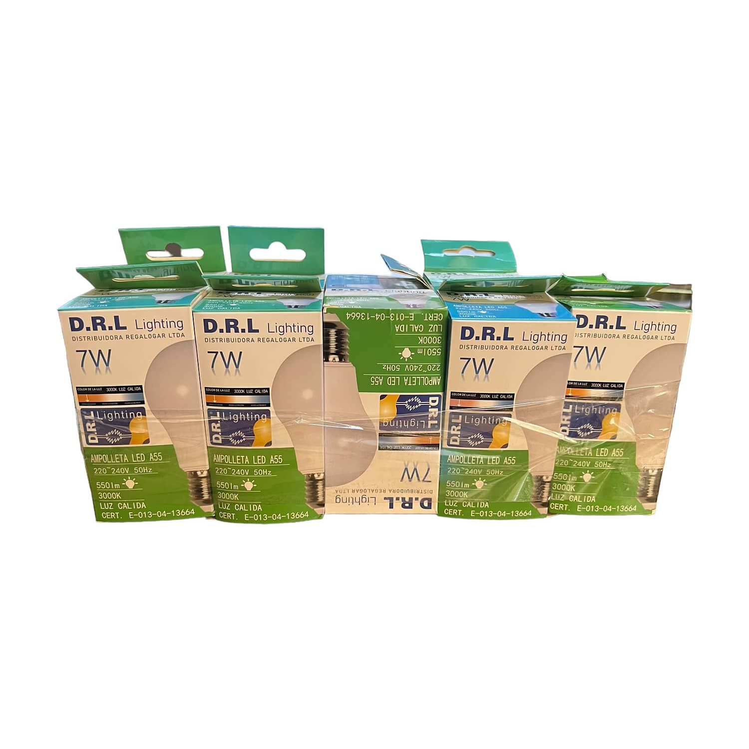 Pack X 10 Ampolletas Led A55 | 7w E27 Luz Blanca image number 3.0