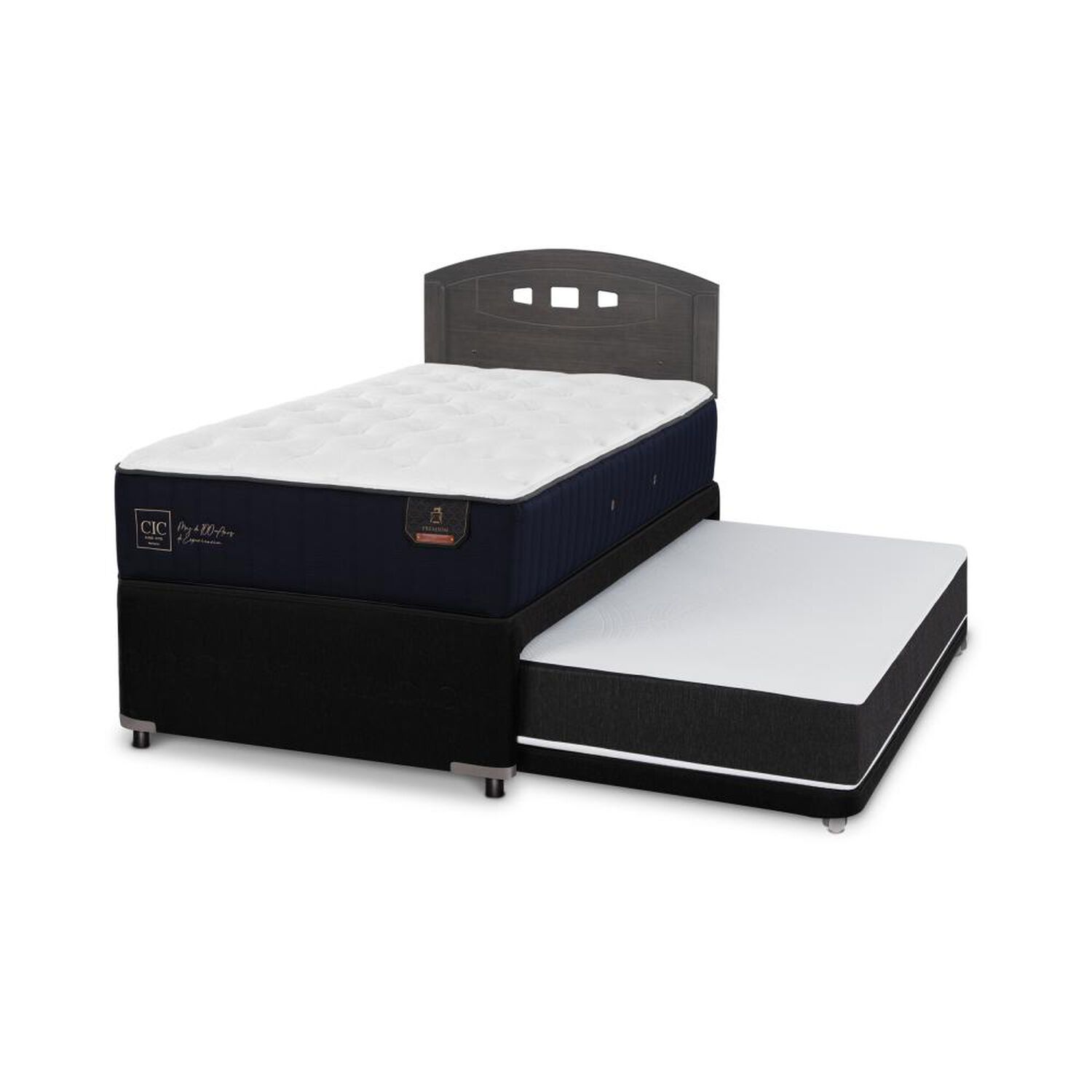 Cama Nido Cic Premium / 1.5 Plazas / Base Normal + Respaldo image number 1.0