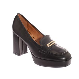 Mocasín Tacón Negro Vía Franca Art. 5w115black