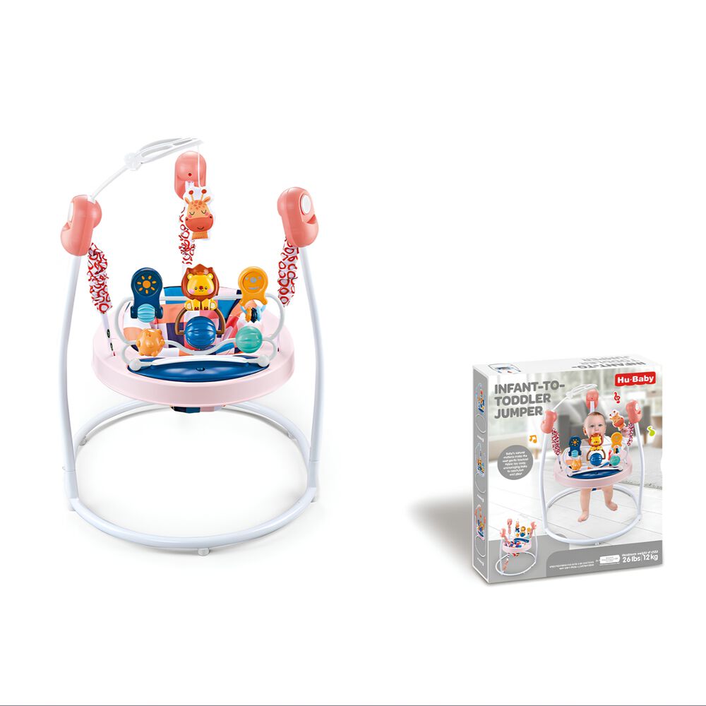 Saltar&iacute;n Centro De Actividad Musical Smile Rosado Lubabycas image number 0.0