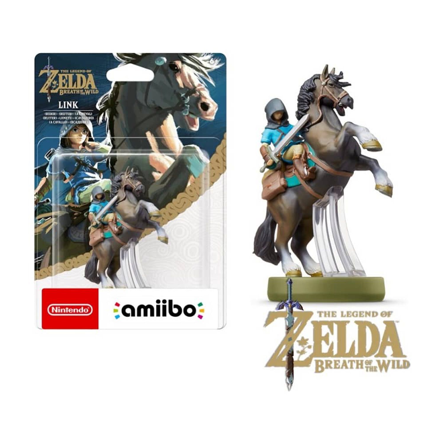 Amiibo Link A Caballo Zelda Breath Of The Wild Nintendo image number 0.0