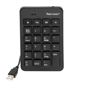 Teclado Num&eacute;rico Usb Profesional De Teclas Planas Tm-100504