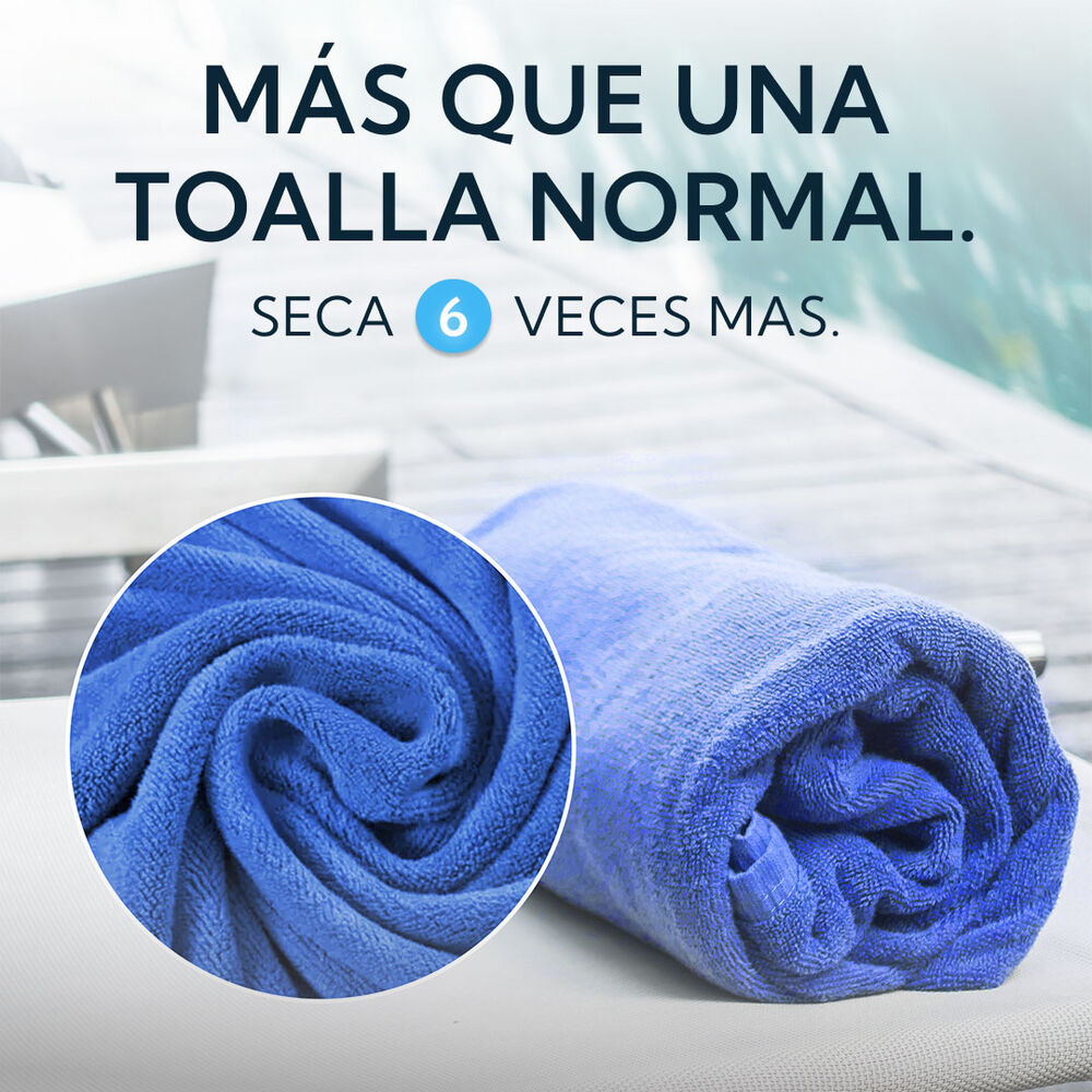 Toalla Microfibra Terry Azul Pro Outdoor image number 6.0
