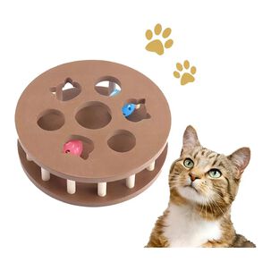 Juguete Interactivo Rueda Con Pelotas Para Gatos Mascotas