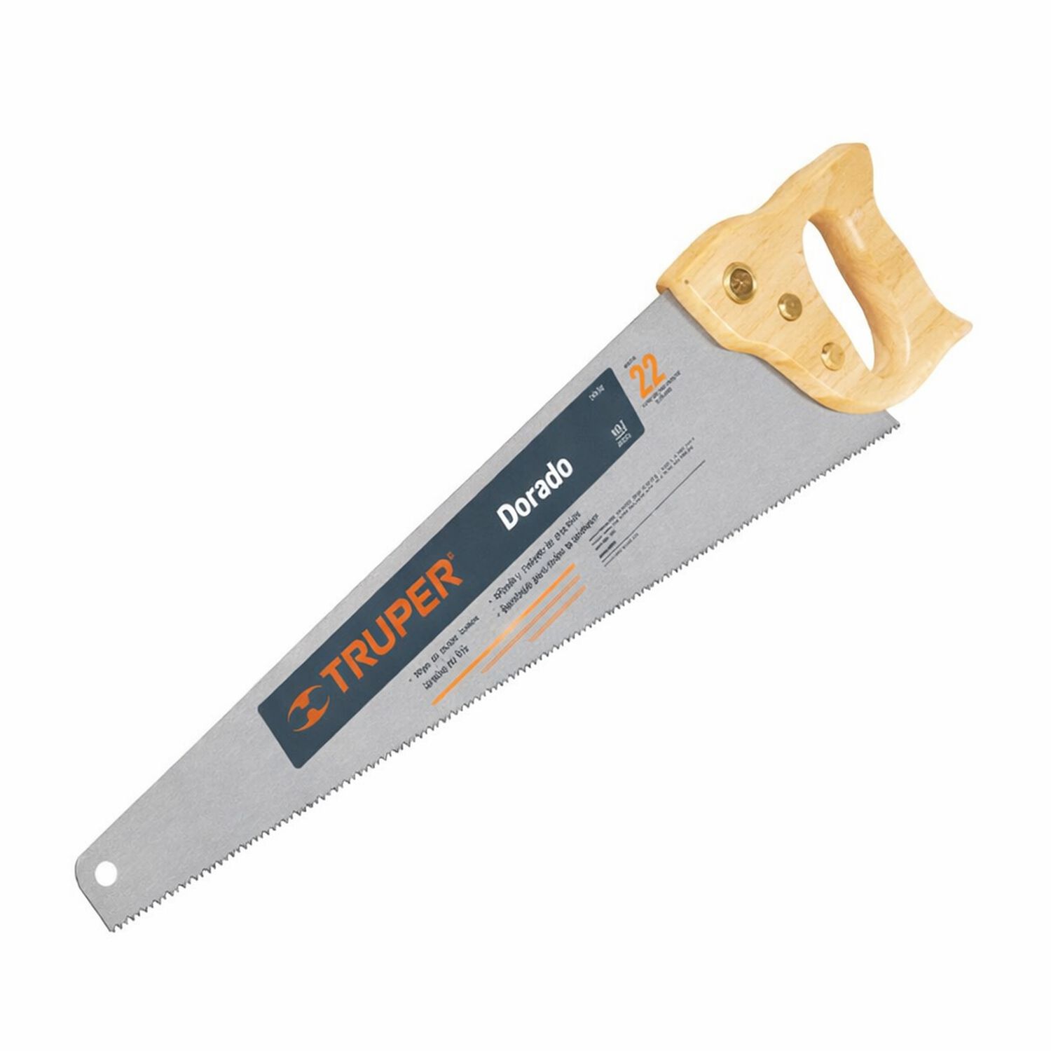 Serrucho Carpintero 22 Mango Madera Truper Profesional image number 0.0