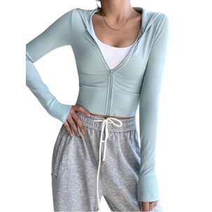 Poleron Manga Larga Con Capucha