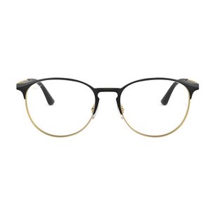 Lentes &Oacute;pticos Negro Sobre Dorado Ray-ban Optical