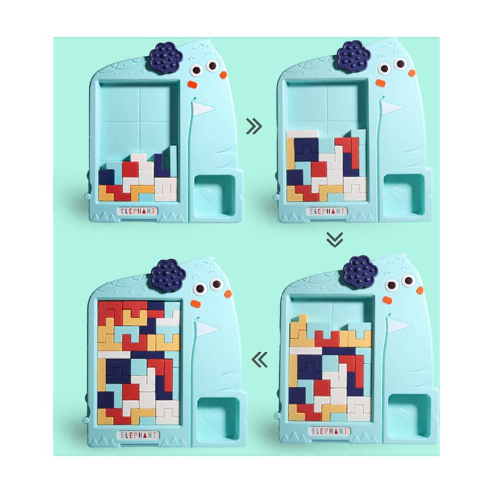 Juguete Tetris Rompecabezas Elefante Para Ni&ntilde;os image number 4.0