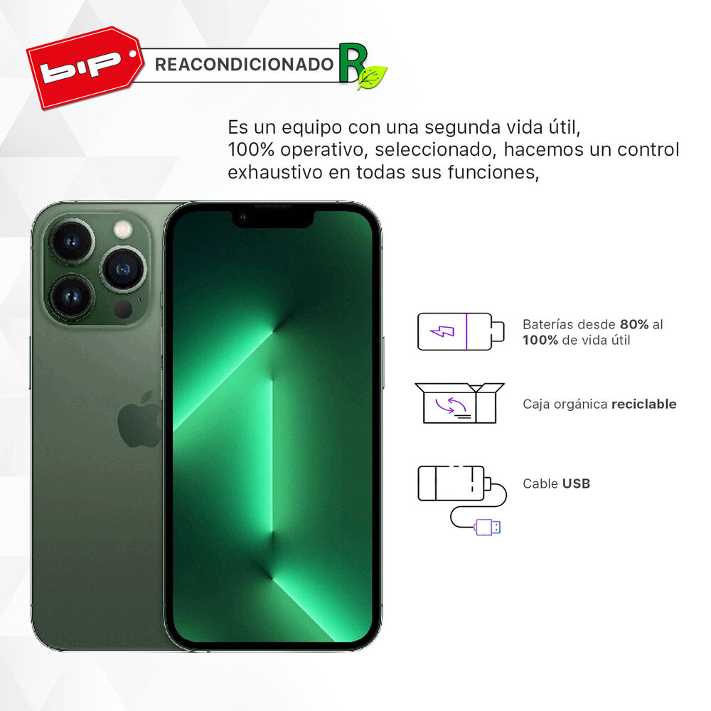 Iphone 13 Pro 128gb Alpine Green - Reacondicionado Grado A image number 0.0