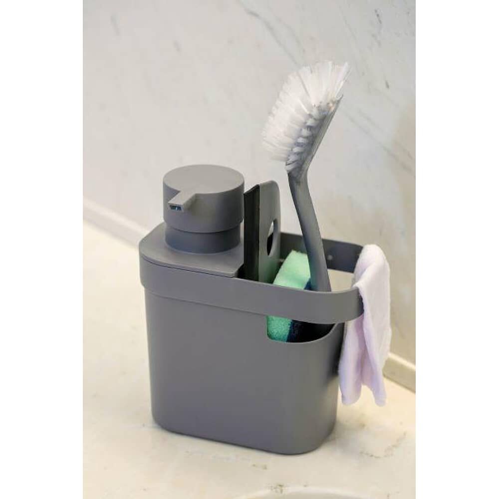 Dispensador De Detergente Y Organizador Trium 650 Ml Gris image number 2.0