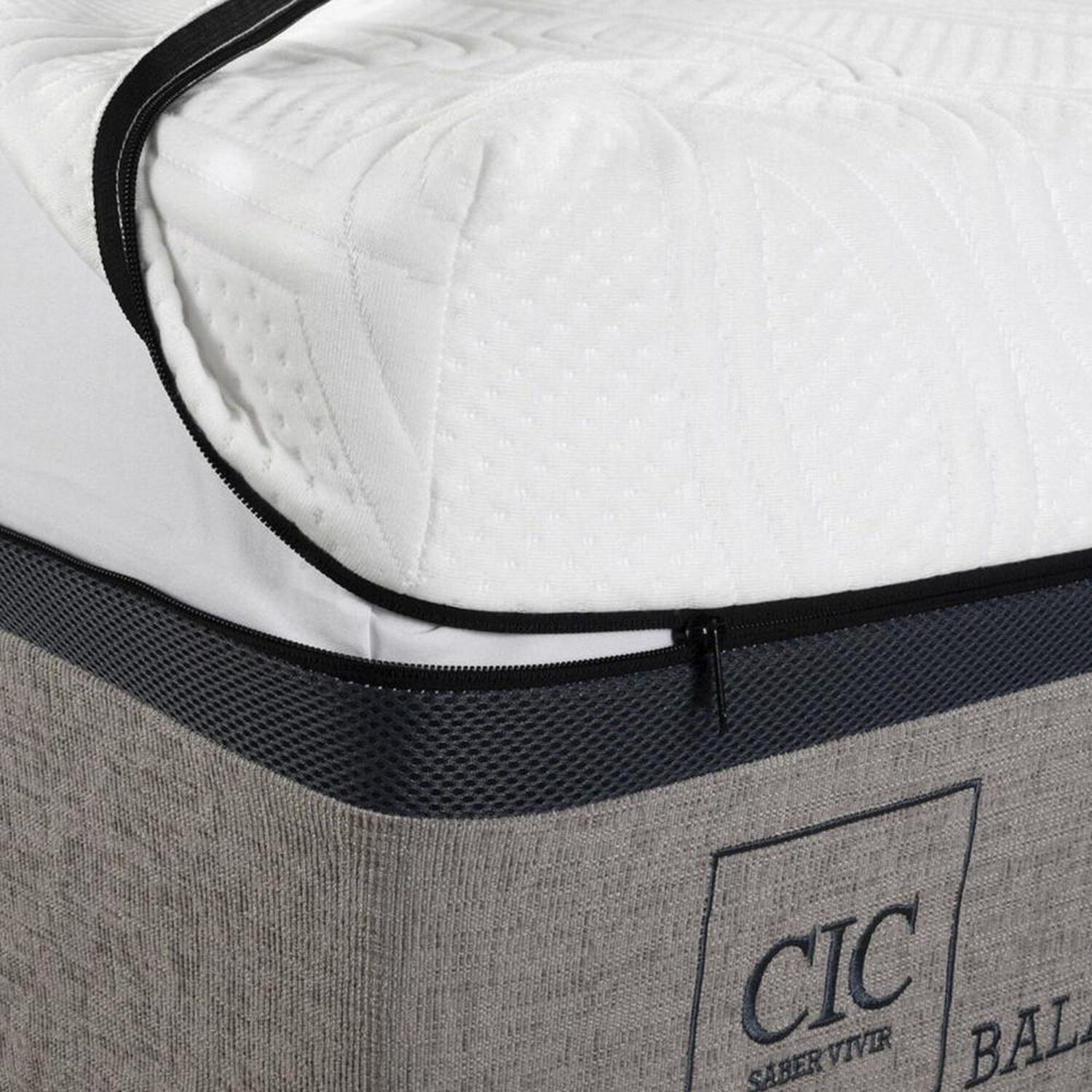 Cama Europea Cic Balance / King / Base Dividida + Respaldo image number 7.0