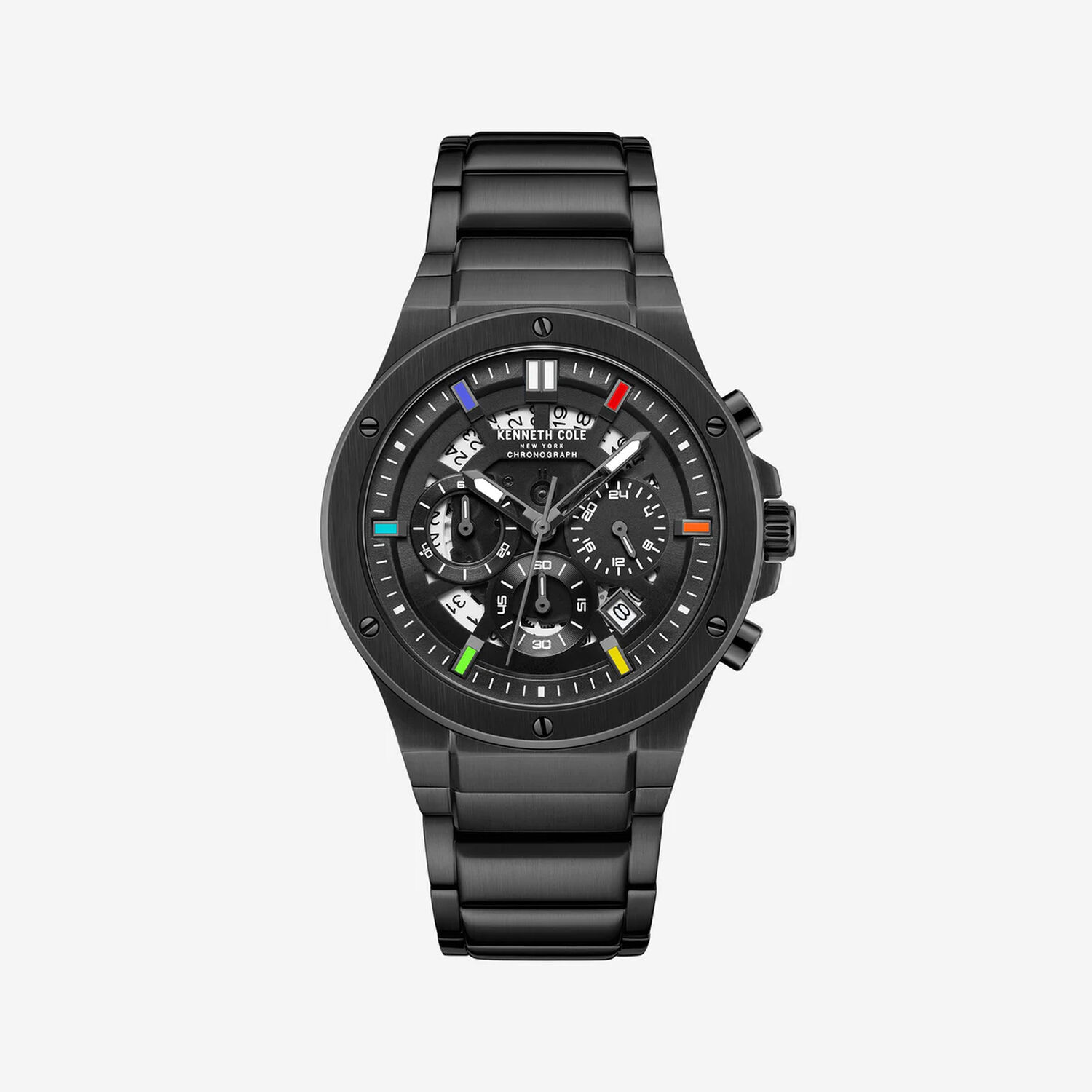 Reloj Kenneth Cole Ny Kcwgi0058301 Negro image number 0.0