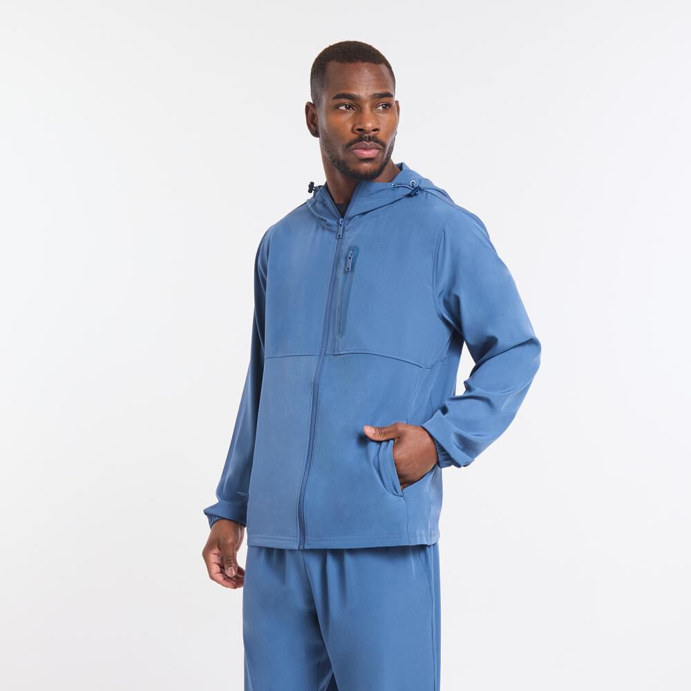 Chaqueta Deportiva Cuello Alto Con Capucha Hombre Wetland image number 2.0