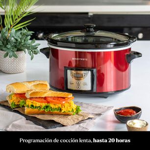 Olla El&eacute;ctrica Cocci&oacute;n Lenta Slow Pot Mini 3,8 L Easyways
