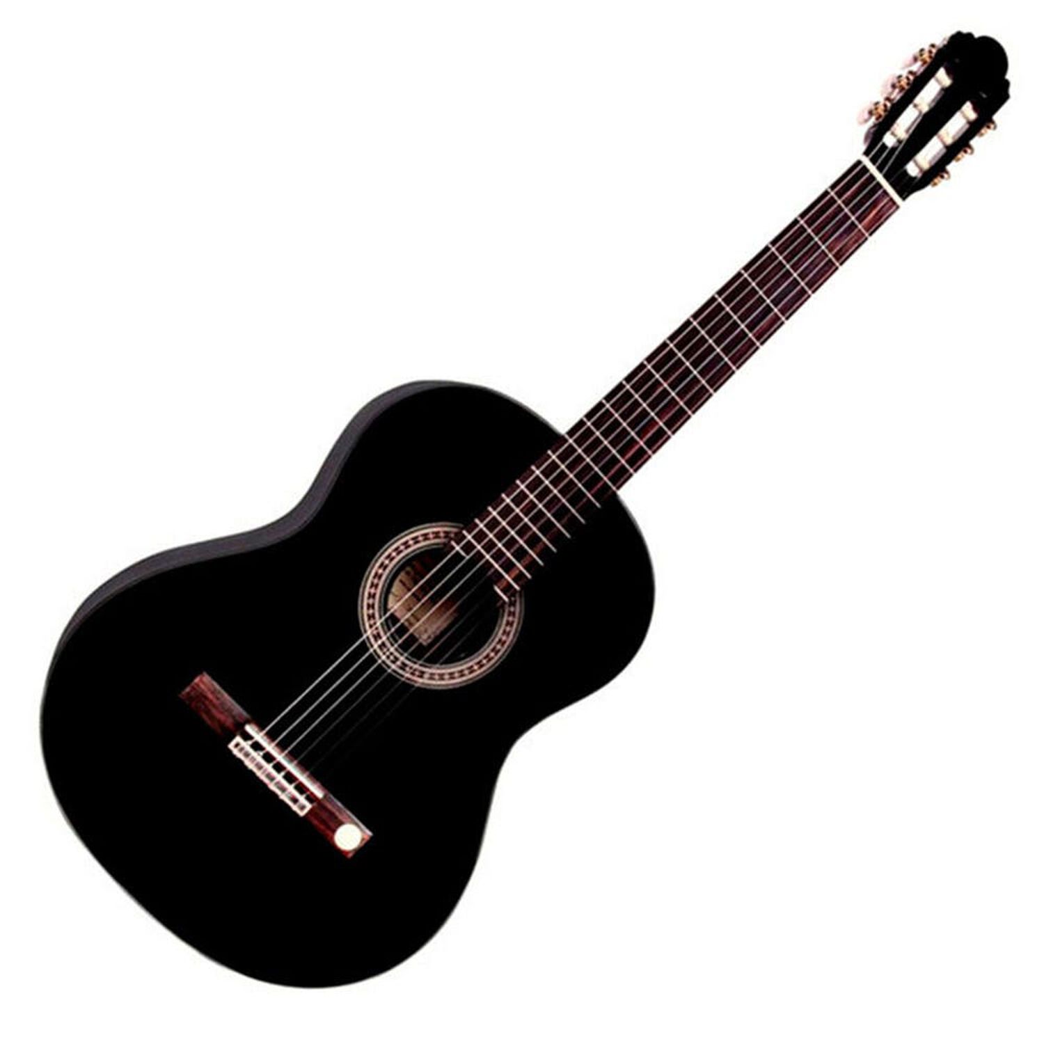Guitarra Cl&aacute;sica Negra 39p Cbolso Alaguez image number 2.0