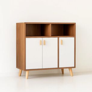 C&oacute;moda Zapatero Blanca Madera Mdf