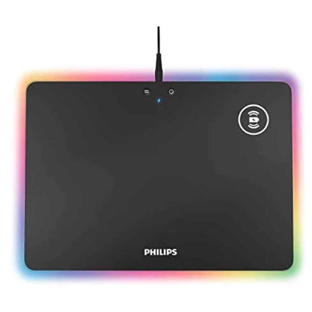 Mousepad Gamer Rgb 35x25x5cm Con Carga Inalambrica image number 1.0