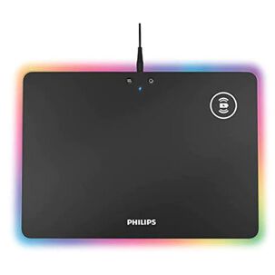 Mousepad Gamer Rgb 35x25x5cm Con Carga Inalambrica