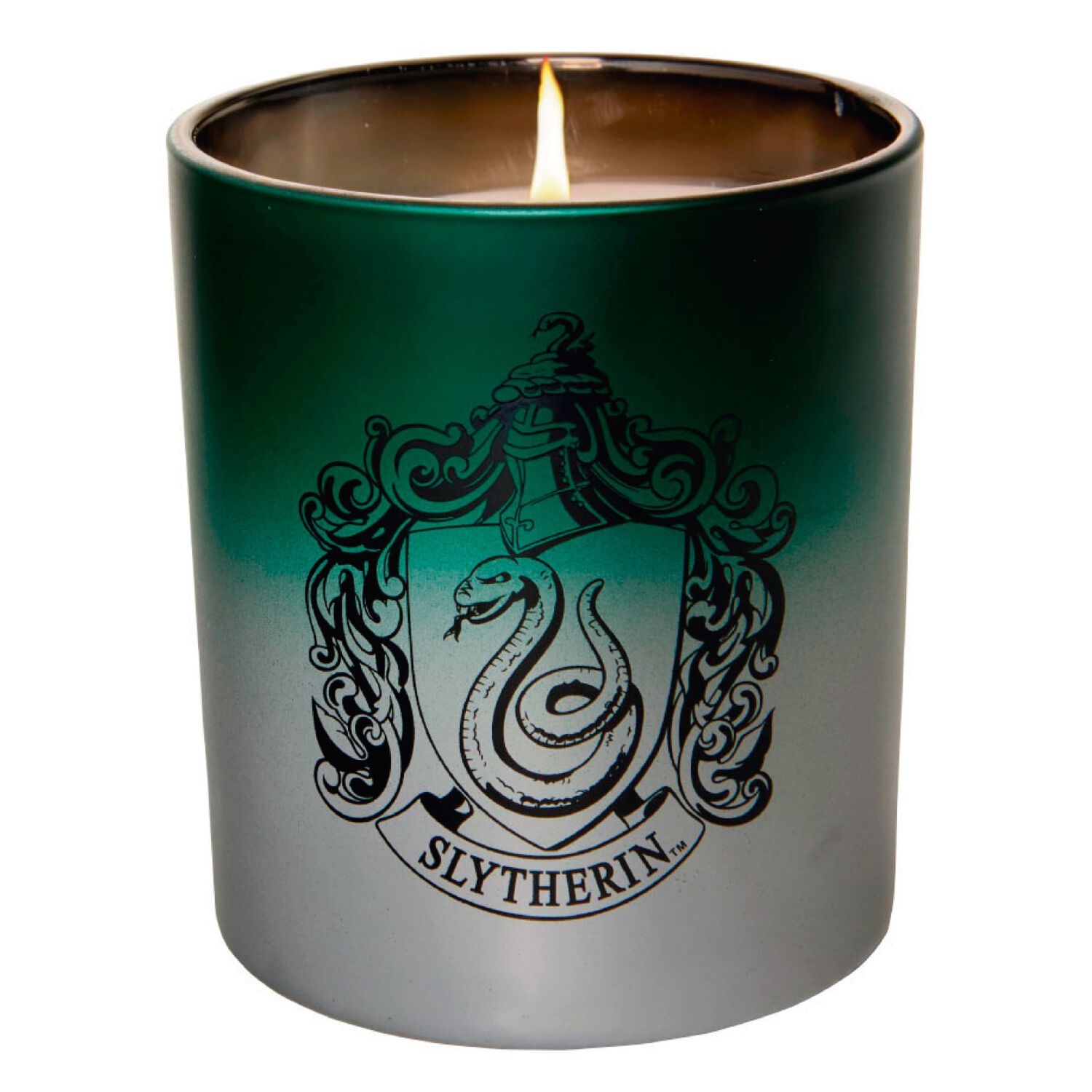 Harry Potter: Slytherin Large Glass Candle (vaso Y Vela) image number 1.0