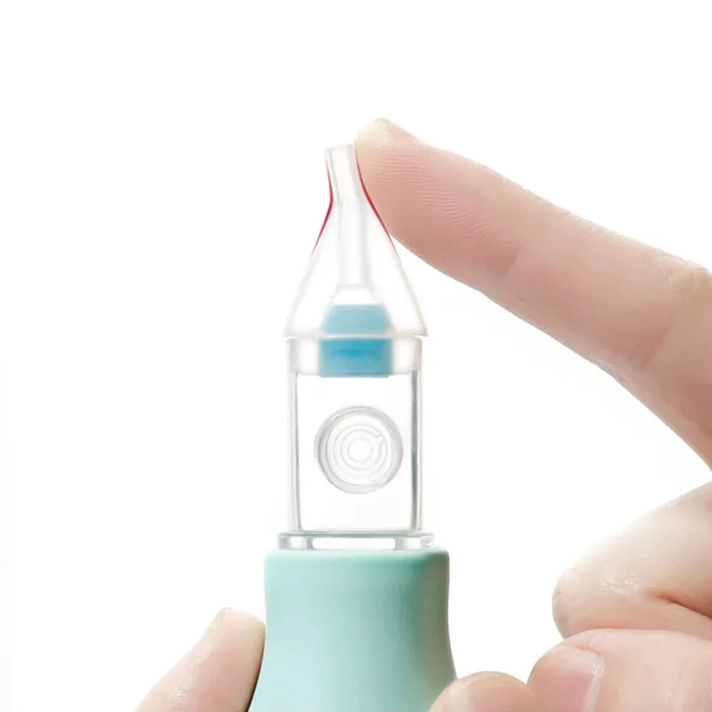 Aspirador Nasal Silicona Para Bebe Limpiador Succion + Pinza image number 2.0