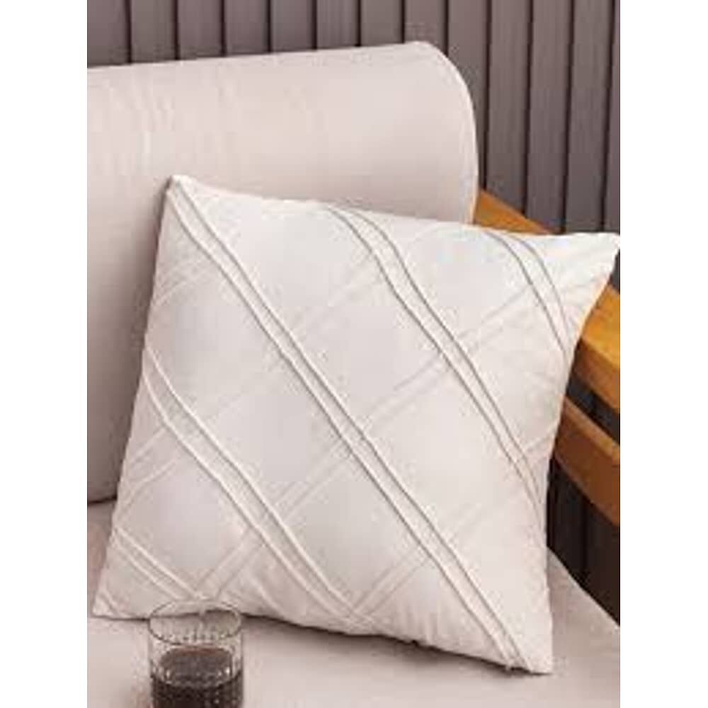 Set De 2 Cojines De Terciopelo Doble Pliegue image number 1.0