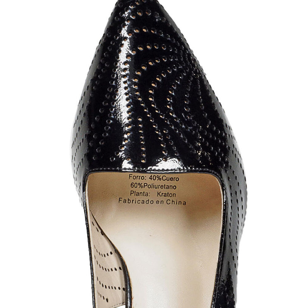 Zapato Cuero Adaya Negro image number 6.0