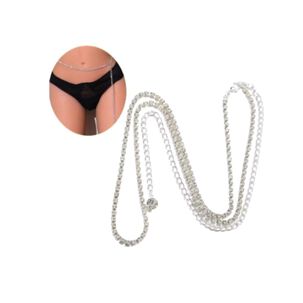 Cadena Para La Cintura Con Diseño De Diamante De Imitación