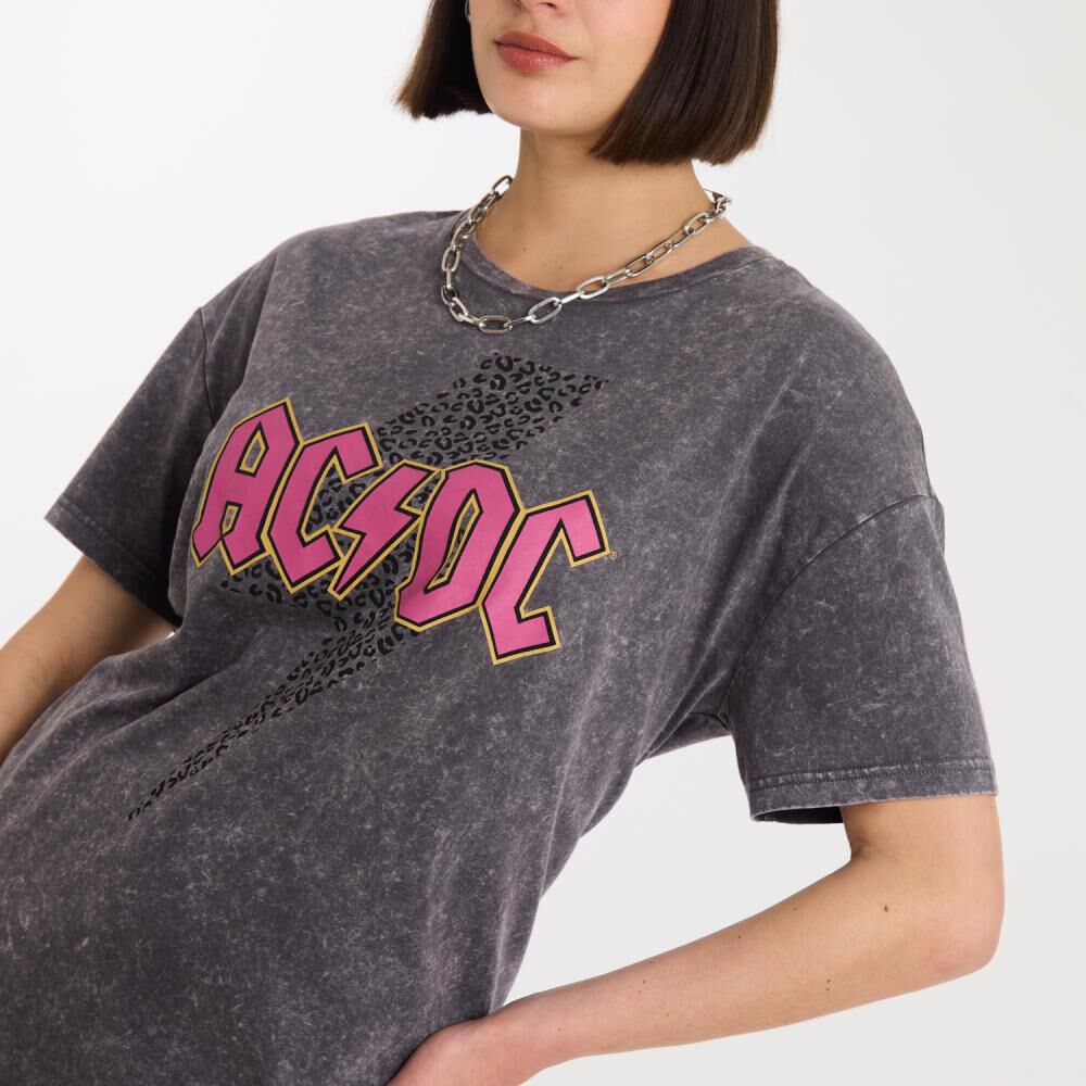 Polera Manga Corta Cuello Redondo Mujer Rolly Go image number 4.0