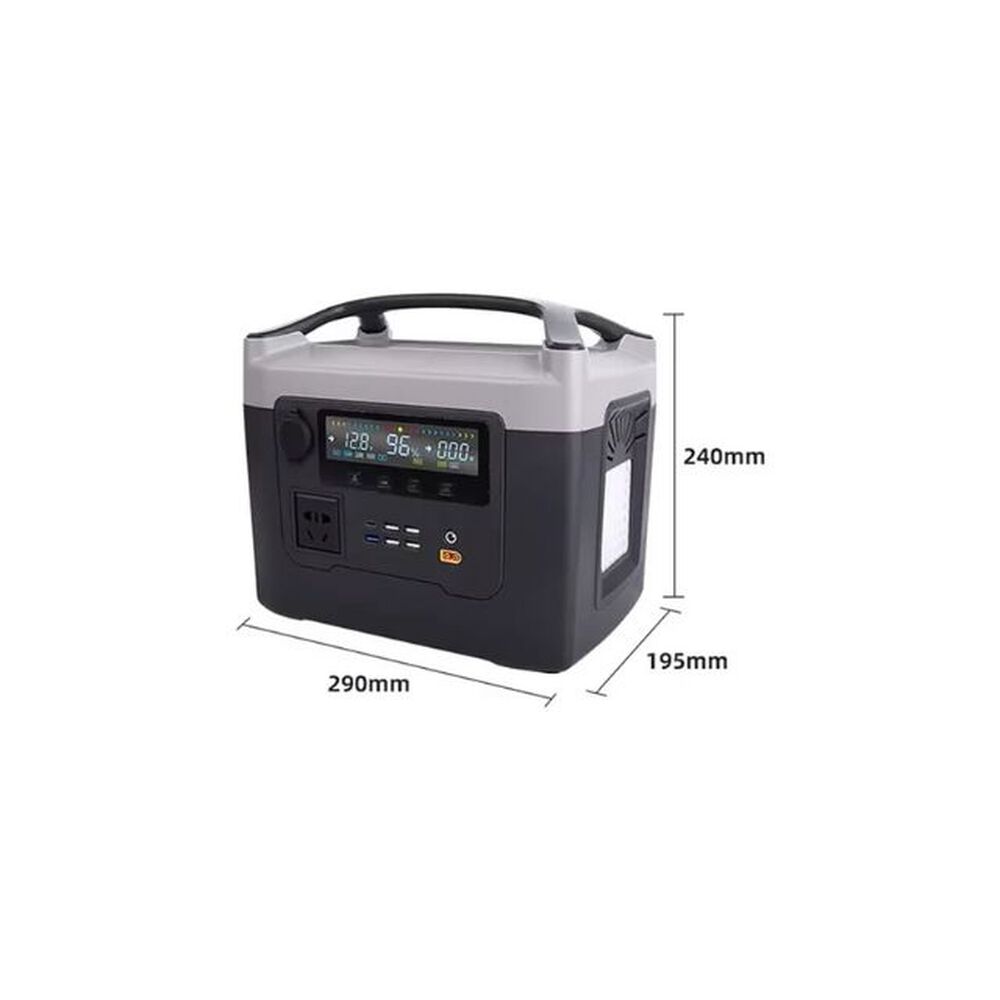 Generador Eléctrico Solar Energía Portátil 600w Banco De Energía Multi Expansión image number 6.0