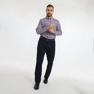 Pantalón Liso Tiro Medio Regular Hombre Herald