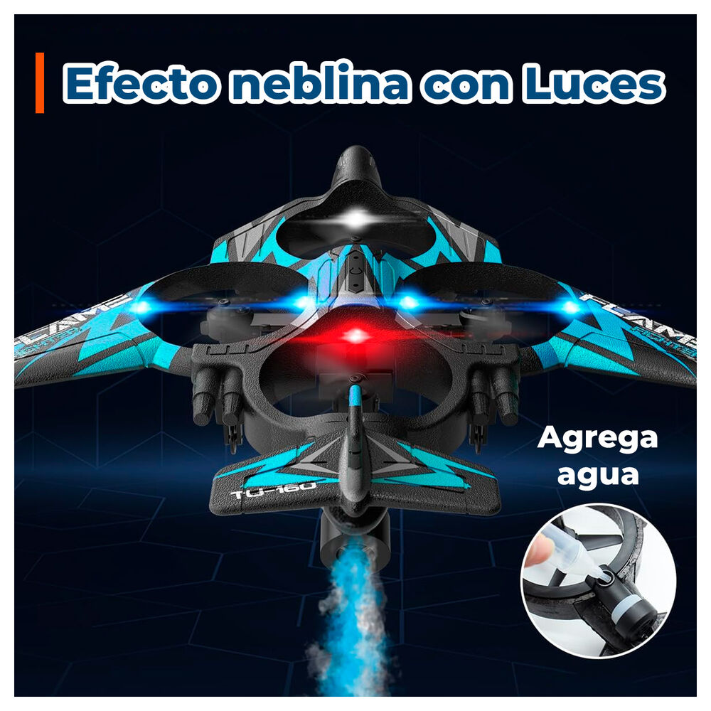 Avion Dron Volador Control Manó Y Control Remoto Niño image number 2.0