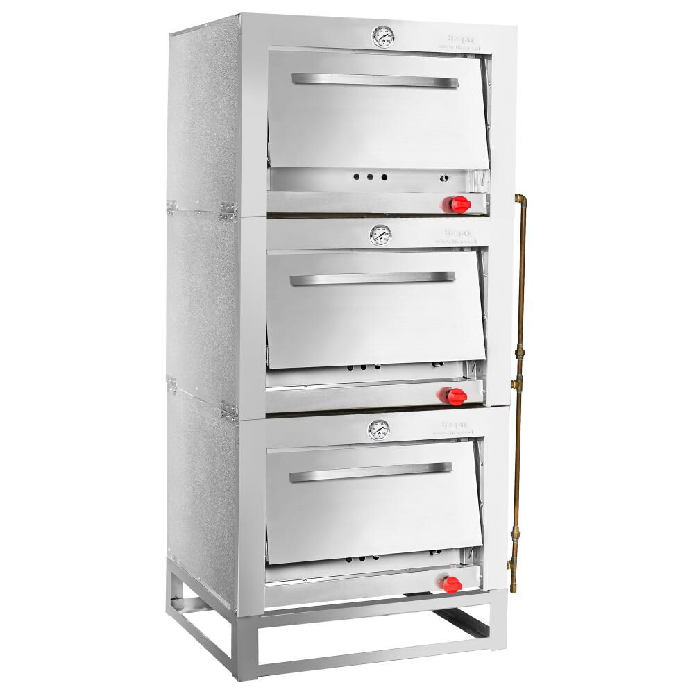 Horno Semi Industrial Ticgas 3 C&aacute;maras 65 X 65/gas Natural/450 Litros image number 1.0
