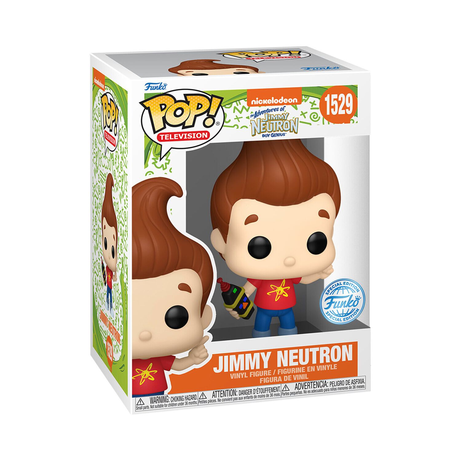 Funko Pop! Jimmy Neutron Nickelodeon #1529 image number 1.0