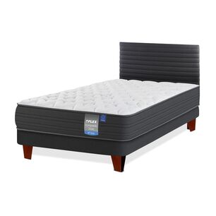 Cama Europea Flex Europedic Dual / 1.5 Plazas / Base Normal + Respaldo