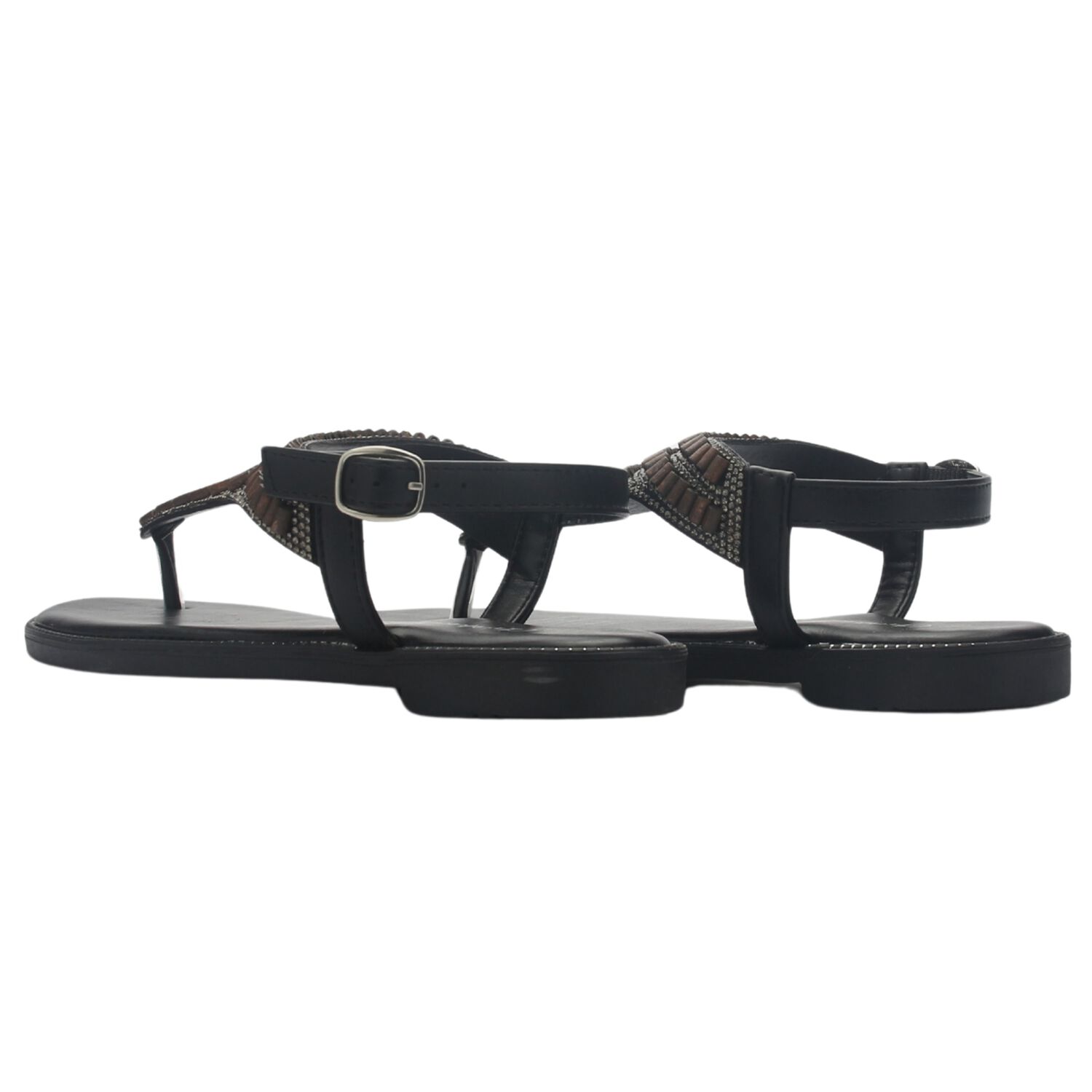 Sandalia Mujer Casual Negro Chalada Buckel-5 image number 5.0