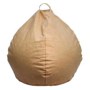 Funda (sin Relleno) Pouf Pera Beige Omega 100x120x120