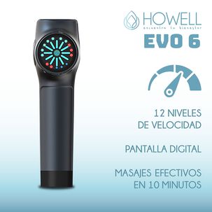 Pistola Masajes Howell Evo 6 Masajeador Muscular Port&aacute;til