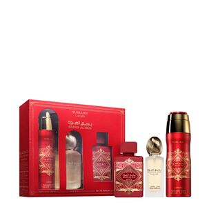 Lattafa Badee Al Oud Sublime Edp 100ml+hair Mist 50ml+deo 200ml