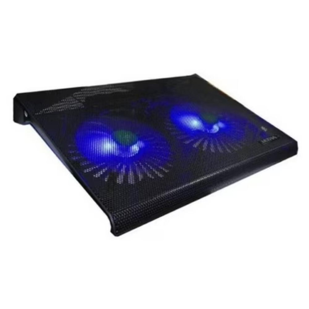Ventilador Base Para Notebook 17" 2 Ventiladores Cooler Iluminado Usb image number 0.0