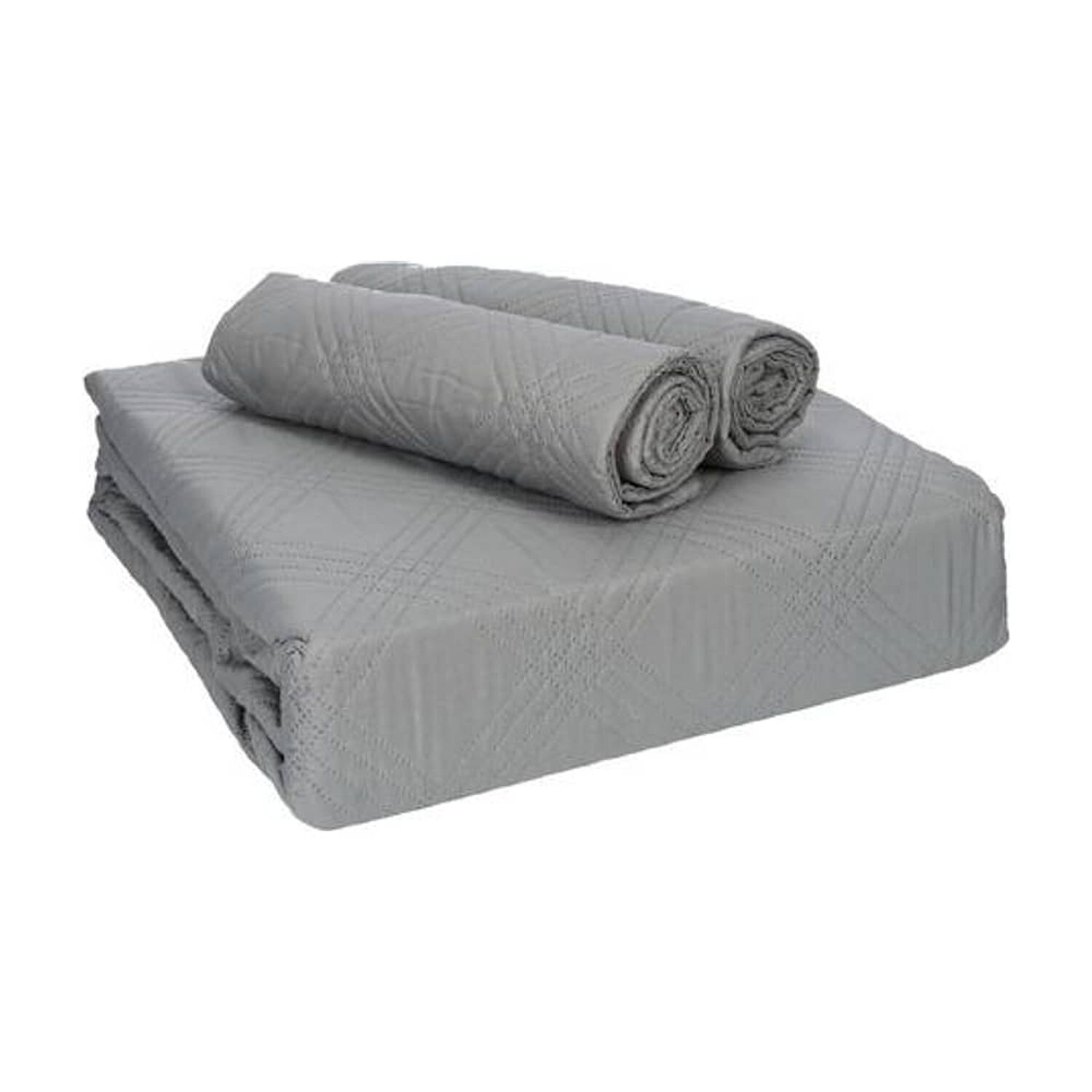 Quilt Andes Liso Gris King image number 4.0