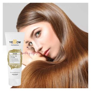 Crema Desenredante Iluminadora Para Todo Tipo De Cabello Star Yellow