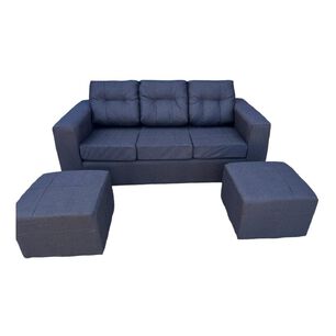 Sof&aacute; Kea Nize / 3 Cuerpos + 2 Pouf