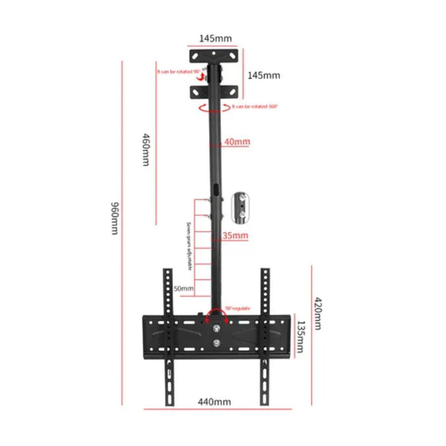 Soporte Para Tv 26 60 Angulo Ajustable image number 2.0